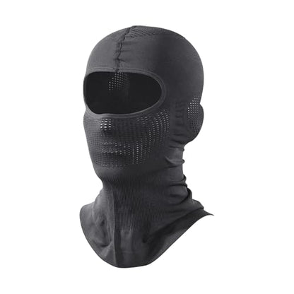 Lightweight Motorcycle Balaclava Shiesty Ninja Mask - Ski Face Mask - color: Dark Gray