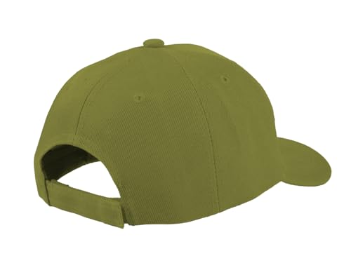 TK Flex Blank Hats, Adjustable Plain Hats, Casual Women's and Men's Hats, Baseball Caps for Patches and Embroidery, 12 Pack - color: Army Green