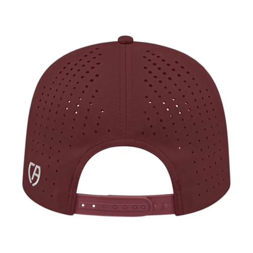 Cap America i8533 Flexfit 110 Performance 6-Panel Adjustable Snapback Cap - color: Maroon