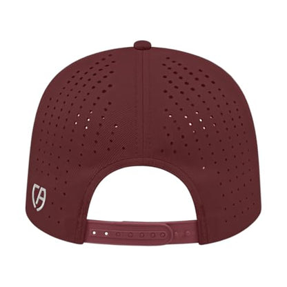 Cap America i8533 Flexfit 110 Performance 6-Panel Adjustable Snapback Cap - color: Maroon