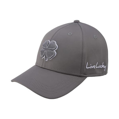 Black Clover Premium Flex Cap - color: 137 - Charcoal Hat/3d Charcoal Clover/White Trim, size: Small-Medium