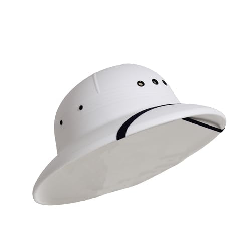 Rothco Pith Helmet - Safari-Style Hat for Sun Protection for Outdoor Adventures - color: White