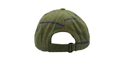 Walker and Hawkes Derby Tweed Shoulden Baseball Cap - color: Purple Stripes