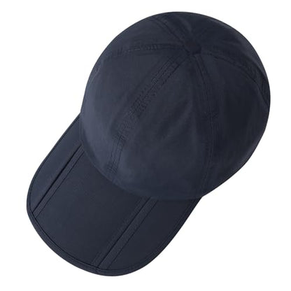 Sumolux Waterproof Baseball Cap Men Women Sun Hat Quick-Drying - color: Dark-blue, size: One Size