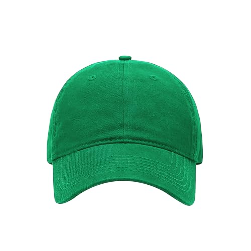 Mommy Jennie Unisex Vintage Washed Distressed Baseball-Cap Twill Adjustable Dad-Hat - color: A40-kelly Green