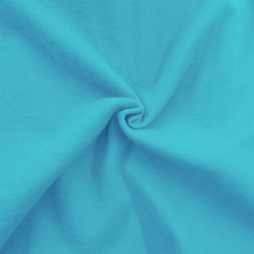 Zando Slouchy Dwarf Beanie Hats for Women Men - Breathable Cozy Cotton Sleep Cap Thin Chemo Headwear for Hip-Pop Halloween - color: Lake Blue