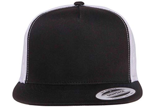 Flexfit Men's one_Size Trucker Cap, Black, Alpha