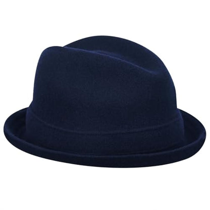 Kangol Wool Player Fedora - color: Dark Blue, size: Small