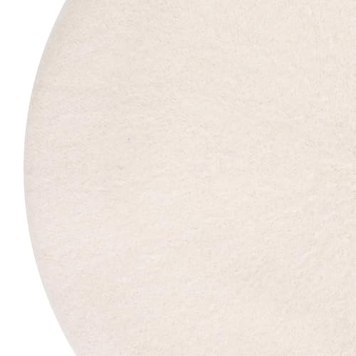 ZLYC Wool French Beret Hat Solid Color Classic Artist Cap for Women - color: Creamy-white