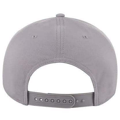 Ashen Fane Polyester Pro Style Structured High Profile Semi-Curved Bill Adjustable Snapback Hat - color: 5p - Grey