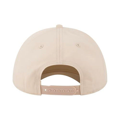 TOPTIE 5 Panel Trucker Hat Snapback Adjustable Cotton Sun Cap for Men - color: Beige