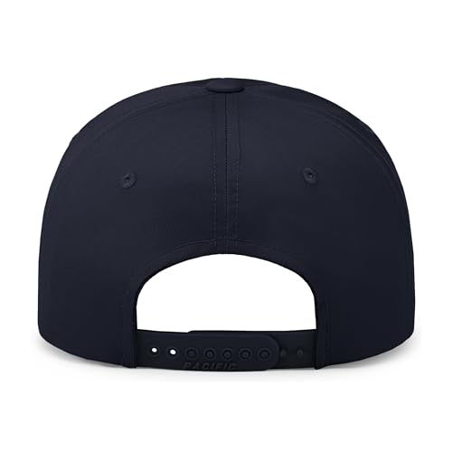 Pacific Headwear Unisex Adult Pacific Headwear Hybrid Snapback Dad Cap - color: Navy
