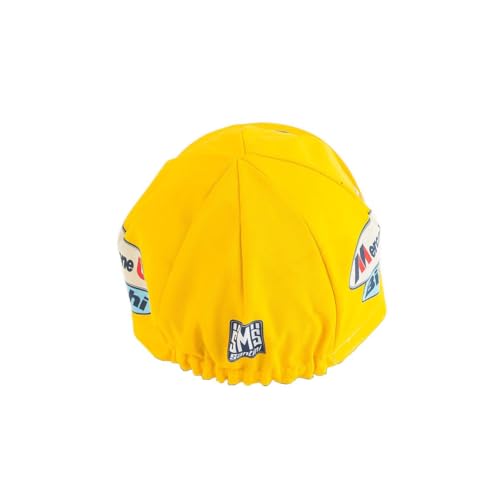 Retro Prestige Team Cycling Caps Classic L’Eroica Made in Italy - color: Mercatone Uno Bianchi, size: One Size