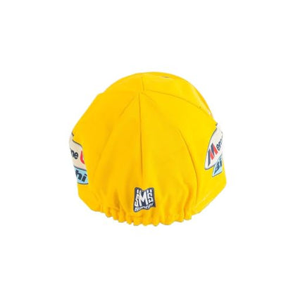 Retro Prestige Team Cycling Caps Classic L’Eroica Made in Italy - color: Mercatone Uno Bianchi, size: One Size