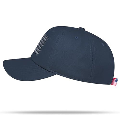 American Flag Hat, Adjustable Fit USA Baseball Cap for Men Women, Dad Hats, Outdoor Ball Caps for Casual Wear - color: Navy