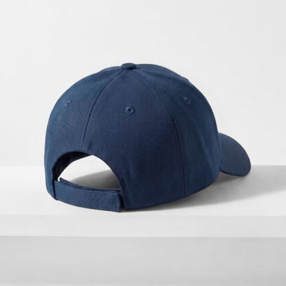 2-Pack Classic Structured Baseball Cap Adjustable Snapback Ball Caps - color: Navy