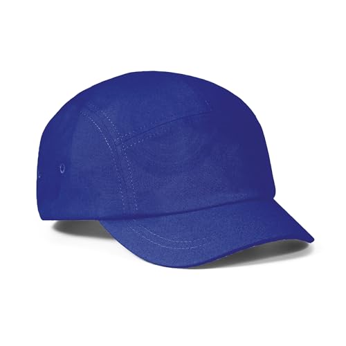 Croogo 5 Panel Short Brim Cotton Baseball Cap Adjustable Hat for Men - color: Royalblue