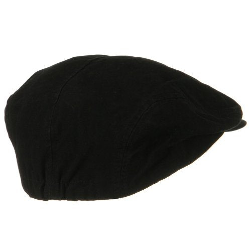 Oversize Washed Canvas Ivy Cap - color: Black