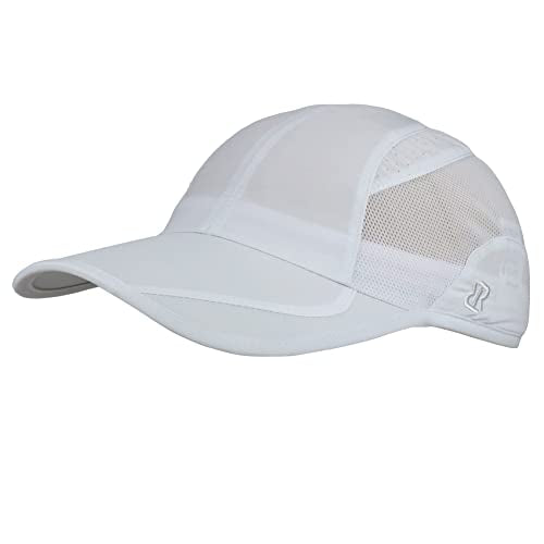 Quick Dry Running Cap for Men, Women - color: White