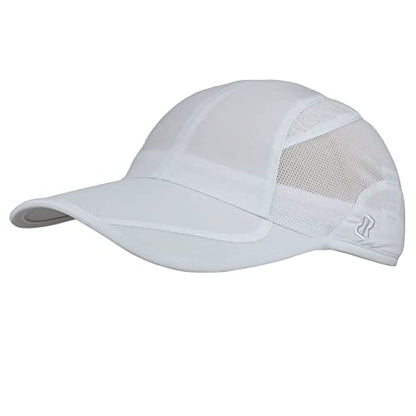 Quick Dry Running Cap for Men, Women - color: White