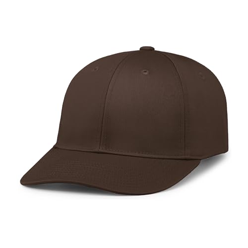 Pacific Headwear Unisex Adult Pacific Headwear Hybrid Snapback Dad Cap - color: Brown
