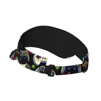 Unisex Adjustable Sports Sun Visor - color: Game