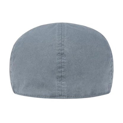 BOTVELA Men Cotton Ivy Irish Gatsby Cabbie Newsboy Cap - color: Grey, size: 7 1/2