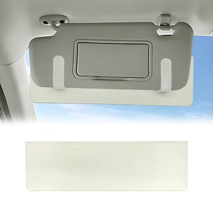 Car Sun Visor Extender Anti Glare Clip On Shade Universal Beige - color: Beige
