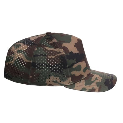 Lids Tee Box 5-Panel Performance Tech Adjustable Snapback Cap - color: Camo