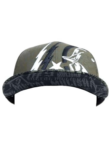 Metal Mulisha Ghost 3 Flex Hat - color: Military Green, size: Large-X-Large