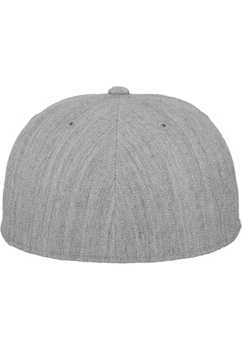 Flexfit Men's Premium 210 Fitted Cap - color: Heather Grey, size: Large-X-Large