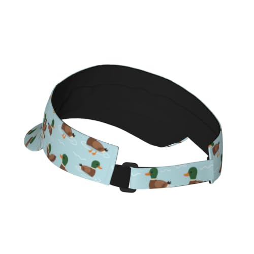 Leopard Print Sunscreen Visor Cap Adjustable Empty Top Outdoor Sports Hat - color: 3