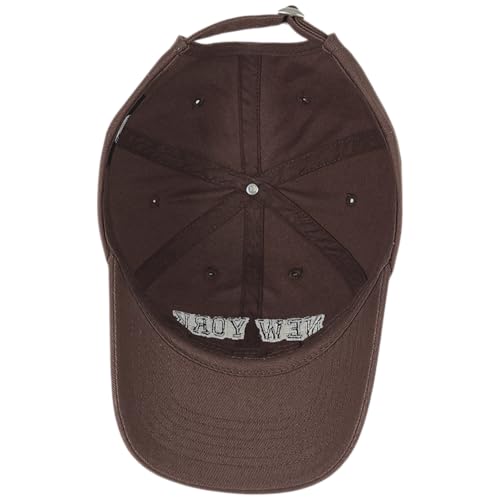 E BY ELIDAN NY Dad Hat, New York EST.1625 Cotton Baseball Cap Women & Men - color: Brown