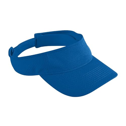 Augusta Sportswear Women's Athletic Mesh Visor - Stylish Sun Hat for Golf, Running, and Outdoor Activities - color: Royal