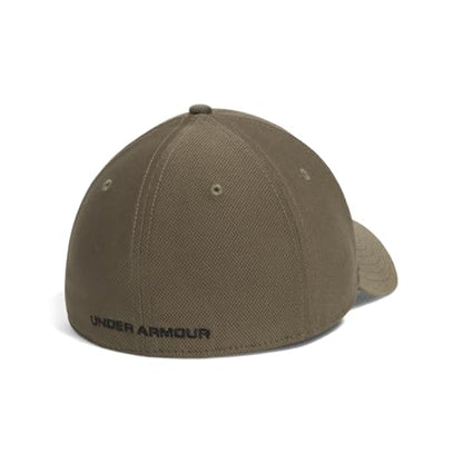 Under Armour Men's Heathered Blitzing 3.0 Cap - color: (390) Marine Od Green / Marine Od Green / Black, size: Medium-Large