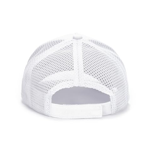 Edoneery Kids Baseball Hat, Adjustable Cotton Cap - color: Mesh-white, style: 3-8 Years