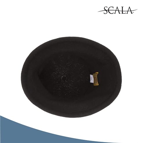 Scala Women's Packable Boiled Wool Cloche Wine
