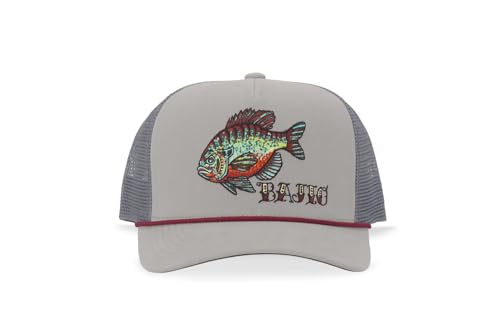 Bajío Fishing Hat - Performance, Corduroy and Twill Trucker Snapback - color: Bluegill - Cloud - Twill