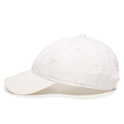 Pigeon Baseball Cap Embroidered Cotton Adjustable Dad Hat - color: White
