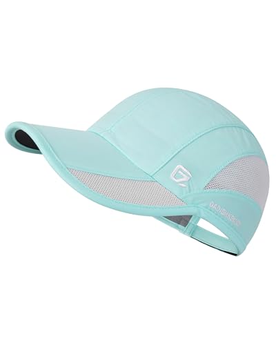 GADIEMKENSD Quick Dry Run Hat Cooling Breathable Mesh - color: Mint Green, size: 7-7 1/2