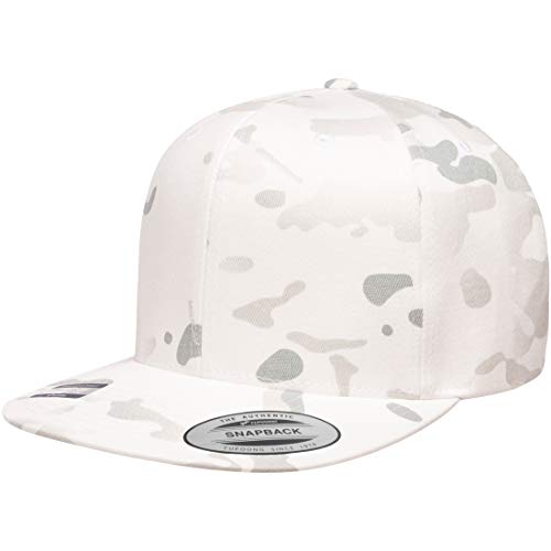 6-Panel Structured Flat Visor Classic Snapback (6089) - color: Alpine