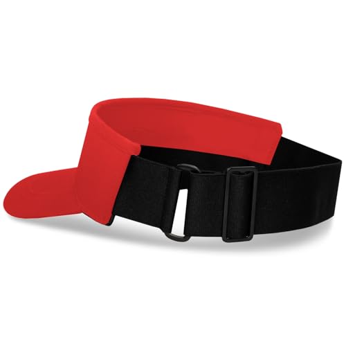 Headsweats Elite Performance Supervisor Running Visor - color: Red