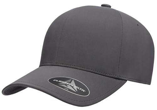 Flexfit Men's Delta Seamless Baseball Cap, Dark Grey, Large-X-Large