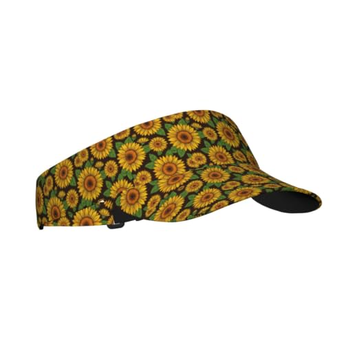 Leopard Print Sunscreen Visor Cap Adjustable Empty Top Athletic Beach Hat - color: 19