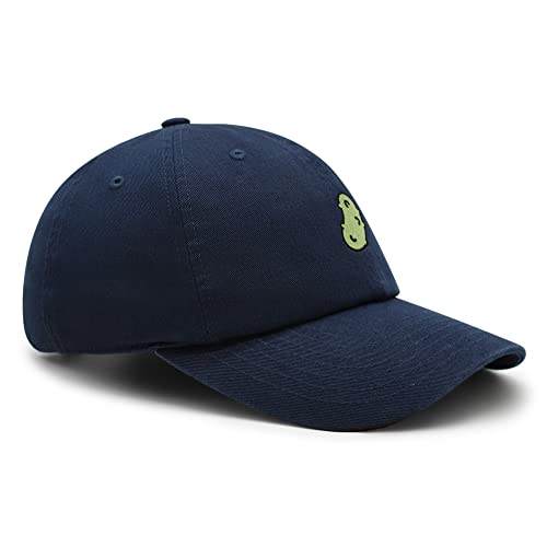 JPAK Pickle Premium Dad Hat Embroidered Cotton Baseball Cap Dill Juice - color: Navy