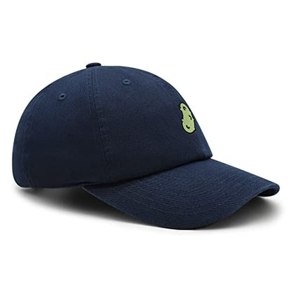 JPAK Pickle Premium Dad Hat Embroidered Cotton Baseball Cap Dill Juice - color: Navy
