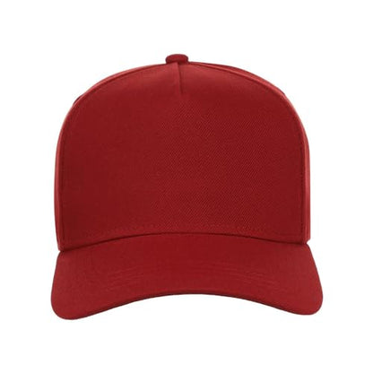 Lids Blank Hook Shot A-Frame Adjustable Snapback Hat – Breathable Mesh & Lightweight | Curved Bill | One Size Fits Most - color: Maroon