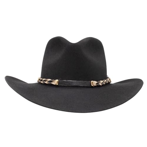 Stetson Drifter Felt Hat - color: Black, size: 7 1/8