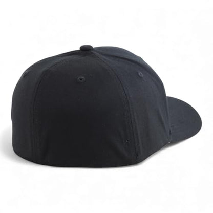 Armycrew XL-4XL Oversize Curved Bill Structured Stretch Fit Baseball Cap - color: New Black, size: 3X-Large-4X-Large