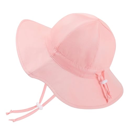 Baby Girls Toddler Sun Hat with UV Protection Bucket Hat for 6-24M Kids